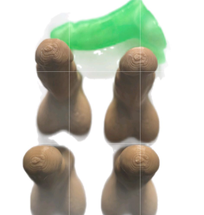 Hard Naughty Holiday Gag Gift Bag - HO HO - Happy Holidays & Merry Christmas - Smiles and Laughter by Plastered Design Co.